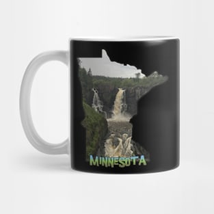 Minnesota Outline (Grand Portage State Park) Mug